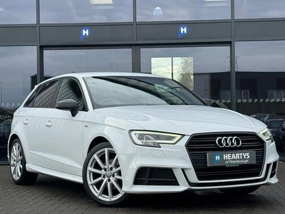 White Used 2018 Audi A3 Sportback Black Edition Hatchback | £13,990 (Fair price)