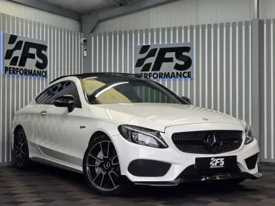 Begagnad Mercedes C43 AMG Premium 408 HK (300 kW) 2016 Vit Sportkupé