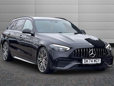 Used Mercedes C43 AMG Premium Plus 421 HP (309 kW) 2024 Obsidian black Estate
