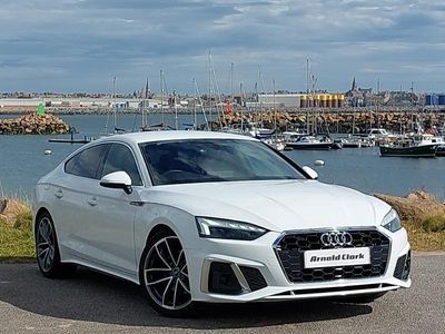 Used Audi A5 S-Line 163 HP (119 kW) 2022 White Coupe