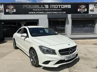 Used Mercedes CLA220 177 HP (130 kW) 2015 White Coupe