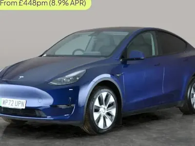 Used Tesla Model Y Long Range AWD 378 kW (514 HP) 2022 Blue SUV
