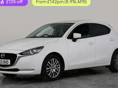 Begagnad Mazda 2 Inclusive 90 HK (66 kW) 2021 Vit Halvkombi