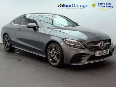 Used Mercedes C300 AMG line 2019 Grey Coupe