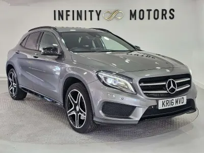 Used Mercedes GLA220 AMG line 177 HP (130 kW) 2016 Grey SUV