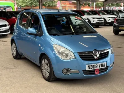 Used Vauxhall Agila Club 85 HP (62 kW) 2008 Blue MPV