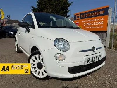 Used Fiat 500 Pop 2012 White Cabriolet