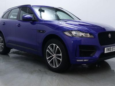 Blue Used 2019 Jaguar F-Pace R-Sport SUV | £19,600 (Fair price)