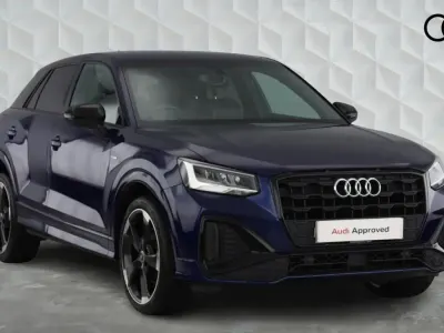 Used Audi Q2 Black Edition 150 HP (110 kW) 2021 Blue SUV