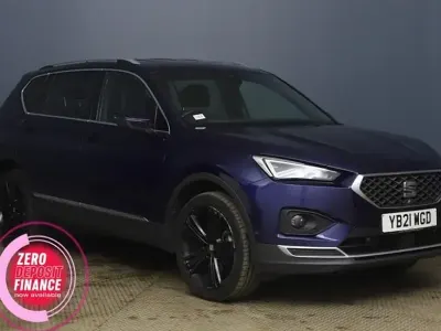 Used Seat Tarraco XCELLENCE Lux 150 HP (110 kW) 2021 Blue SUV