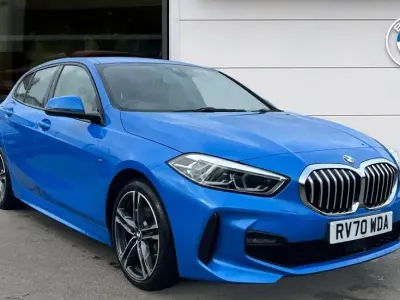 Used BMW 118 M Sport 138 HP (101 kW) 2020 Blue Hatchback