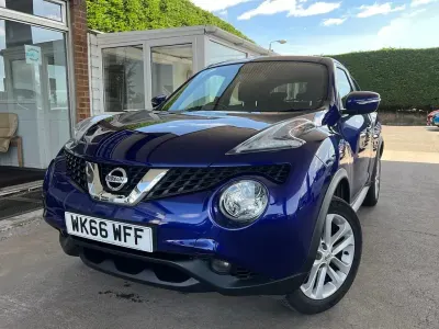 Used Nissan Juke N-Connecta 110 HP (80 kW) 2016 Ink blue SUV