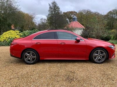 Used Mercedes CLA220 AMG Line Premium Plus 190 HP (139 kW) 2019 Red Sedan