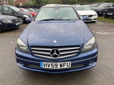 Begagnad Mercedes CLC200 2009 Blå Halvkombi