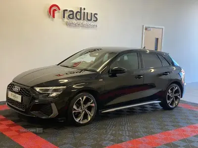 Used Audi A3 S-Line 150 HP (110 kW) 2023 Black Sedan
