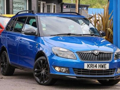 Used Skoda Fabia Monte Carlo 105 HP (77 kW) 2014 Blue Hatchback