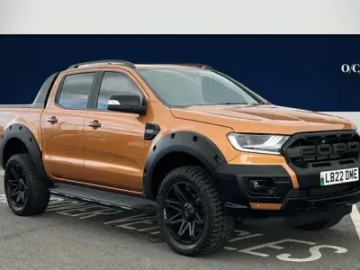 Begagnad Ford Ranger Wildtrack 2022 Orange Pickup