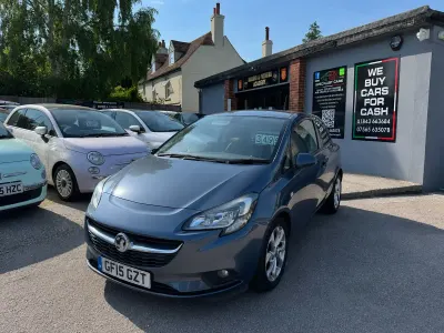 Used Vauxhall Corsa Excite 70 HP (51 kW) 2015 Blue Hatchback