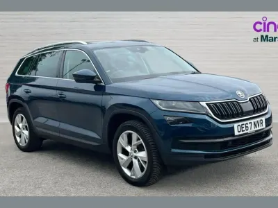 Used Skoda Kodiaq 150 HP (110 kW) 2018 Blue SUV