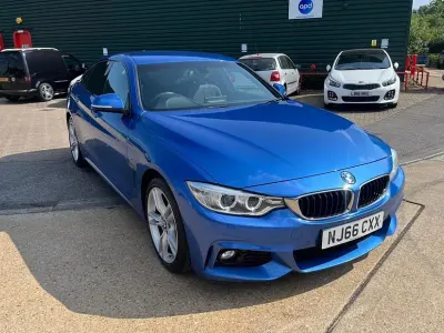 Used BMW 420 Coupé M Sport 190 HP (139 kW) 2016 Blue Coupe