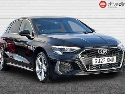 Used Audi A3 Sportback S-Line 110 HP (80 kW) 2023 Black Hatchback