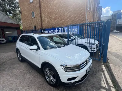 Second-hand VW Tiguan SEL 150 CP (110 kW) 2019 Alb SUV