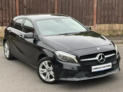 Used Mercedes A200 Premium 136 HP (100 kW) 2016 Black Hatchback