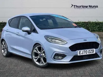 Usado Ford Fiesta ST-Line X 125 HP (91 kW) 2020 Azul Citadino