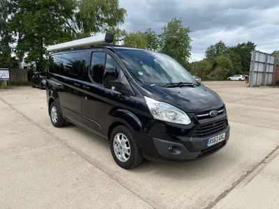 Used Ford Transit Custom Limited 155 HP (114 kW) 2013 Black Van