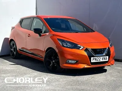 Usata Nissan Micra S 92 CV (67 kW) 2022 Arancione Utilitaria