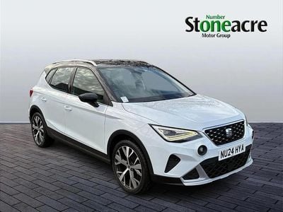 White Used 2024 Seat Arona Xperience Lux SUV | £15,995 (Fair price)