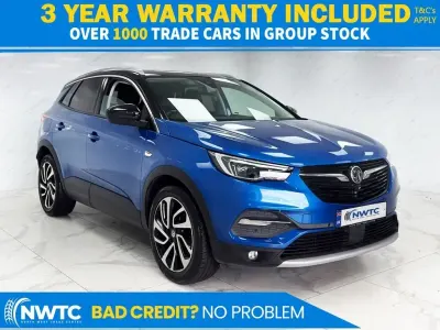 Used Vauxhall Grandland X Elite 130 HP (95 kW) 2018 Blue SUV