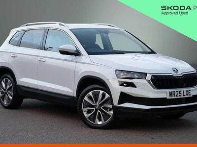 Used Skoda Karoq SE L 147 HP (108 kW) 2025 Moon white metallic SUV