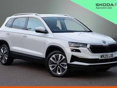 Used Skoda Karoq SE L 150 HP (110 kW) 2025 Moon white metallic SUV