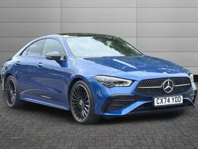 Used Mercedes CLA180 AMG Line Premium Plus 148 HP (108 kW) 2024 Blue Sedan
