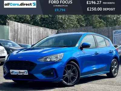 Used Ford Focus ST-Line 120 HP (88 kW) 2020 Blue Hatchback