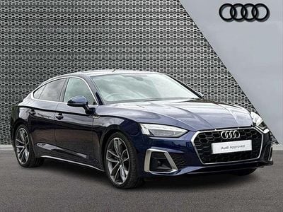 Used Audi A5 Sportback S-Line 200 HP (147 kW) 2022 Blue Hatchback