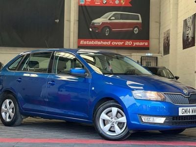 Used Skoda Rapid SE 2014 Blue Hatchback