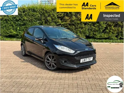 Used Ford Fiesta ST-Line 100 HP (73 kW) 2017 Black Hatchback