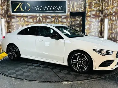 Used Mercedes CLA180 AMG line 136 HP (100 kW) 2022 White Sedan