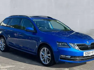 Used Skoda Octavia SE L 115 HP (84 kW) 2018 Blue