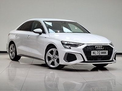 White Used 2020 Audi A3 S-Line Sedan | £17,498 (A bit pricey)
