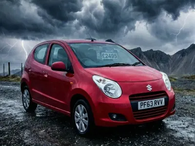 Used Suzuki Alto 68 HP (50 kW) 2014 Red Hatchback