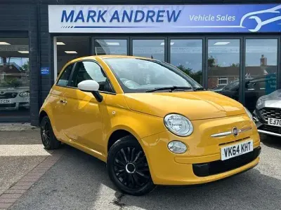 Used Fiat 500 69 HP (50 kW) 2014 Yellow Hatchback