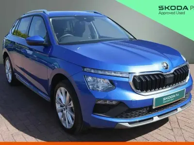 Used Skoda Kamiq SE L 115 HP (84 kW) 2025 Race blue metallic SUV