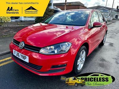 Red Used 2016 VW Golf VII Edition Hatchback | £7,495 (Fair price)