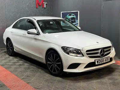 Used Mercedes C200 SE 2018 White Sedan