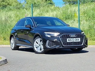 Used Audi A3 e-tron S-Line 204 HP (150 kW) 2023 Black Hatchback