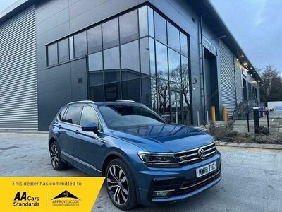 Used VW Tiguan Allspace R-line 150 HP (110 kW) 2018 Blue SUV