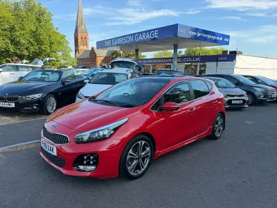 Used Kia Ceed GT-Line S 134 HP (98 kW) 2018 Red Hatchback